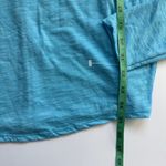 Free People  Sky Blue Boatneck Long Sleeve Tee Size Medium NWOT Photo 4