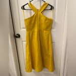 Ann Taylor  Vibrant Yellow Mustard Backless Dress Photo 2