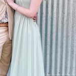 Azazie Jacey Dusty Sage Gown Photo 1