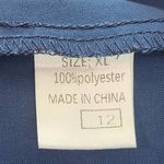 Blue Short Sleeve Shift Dress Size XL Blue Wedding Guest Dress Photo 8