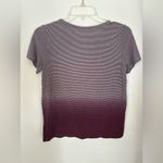 American Eagle stripe short sleeve cris cross top XS Photo 6