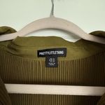 Pretty Little Thing Khaki Pleated Blouse Photo 1