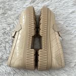 Schutz Viola Crocodile-Embossed Leather Flat Loafers in Eggshell size 7.5B Photo 7