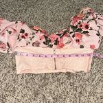 Blue Rain Blue‎ rain small floral off the shoulder blouse Photo 5