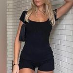 White Fox Boutique Places To Be Playsuit Black Photo 0