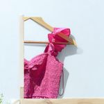 Abercrombie & Fitch  pink Ruffle Strap Midi Dress Photo 4