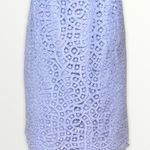 Ann Taylor Lace Shift Dress with Scalloped Edges Periwinkle Blue 10 Medium Photo 4