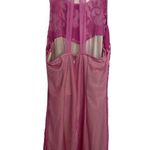 Ark & Co. Pink Lace Halter Dress Small Photo 3