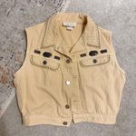 Cache Vintage  Denim Western Style Vest Photo 0