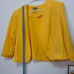 Maya Brooke Yellow Cropped Blazer Open Front 3/4 Sleeve Plus 16W NWT(A201) Photo 10