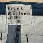 Frank & Eileen Wicklow Denim Cropped Chino Pants in True Blue Denim Wash | 8 Photo 6