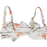 We Wore What  Floral Bikini Set - White and Orange Photo 6