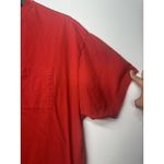 Victoria's Secret PINK Women's Sleepwear Top Size Large Red Short Sleeve Photo 3