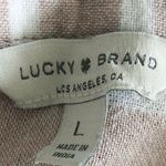 Lucky Brand  Top Cotton Stripe Oversized Shirt Size L Photo 6