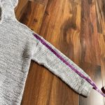 Lou & grey  Boucle Hooded Loungewear Sweater Cozy Marble Gray Photo 8