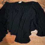 Surf Gypsy super BOHO black off the Shoulder Flowy Rayon Bandeau/crop top M Photo 2