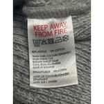 Urban Outfitters Gray Long Sleeve Ribbed Knit Crew Cropped Sweater Top Size XS Photo 3