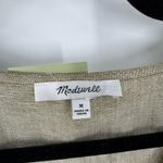 Madewell Linen-Blend Alexandra Button-Front Mini Dress Photo 3