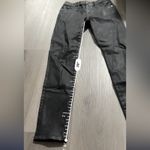 frame denim Frame Noir Coated Le Skinny de Jeanne Mid Rise Black Skinny Jeans Size‎ 26 Photo 10