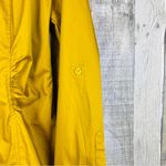 NY&C New York & Company Size Medium Tabbed Long Sleeve Button Front Ruch… Gold Photo 3