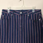 American Eagle  hi rise striped super stretch mini skirt size 12 Photo 3