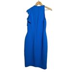 Black Halo Blue Pabla Ruffle Sheath Dress NWT Sz. 2 Photo 6