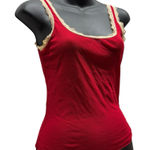 Cosabella Vintage Mesh Lace Trim Cami Tank Top  Photo 0