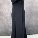Eliza J Black Gown Dress Womens 10 Off Shoulder Twist Front Gala Dressy Minimal Photo 0