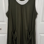 Bloomchic green white midi dress size 26 Photo 0