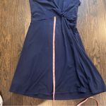 Lands' End Blue Sheath Dress V Photo 4
