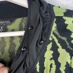 Ming Wang S Small Cardigan Sweater Abstract Knit Jacket Beaded Collar Career Photo 4