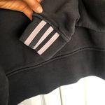 Adidas Women’s Trefoil Logo Black and White Crop Hoodie Size S Photo 7