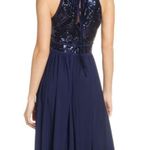 Morgan & Co keyhole jersey sequins Dress Photo 2