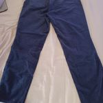 Talbots  Womens Pants 10 Corduroy Dark Blue Curvy Pockets Chino Dress Office Photo 4