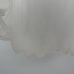 Happening in the present  Y2k White Beaded Dainty Sheer Tank Top Medium Photo 8