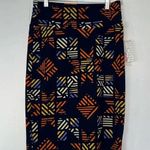 LuLaRoe  Cassie Pencil Mini Skirt Geometric Shapes NWT 12 Photo 0