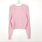 Free People  Pink Too Good Pullover Size Small Mock Neck Photo 3