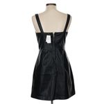 Abercrombie & Fitch  Black Vegan Leather Sheath Mini Dress Photo 2