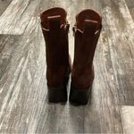 Journee Collection  Chestnut Heeled Boots Size 7 Photo 2