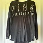 PINK - Victoria's Secret Pink Love Sequin Long Sleeve Shirt Photo 0