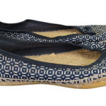 Tory Burch Tory Burch Espadrille Flats Navy Blue Bow Ballet Women 11 Slip-on Casual Summer Photo 0
