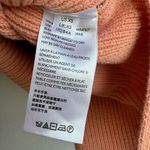 Free People  Peach Combo Red Easy Street Tunic Sweater Size XS Oversized Relaxed Photo 5