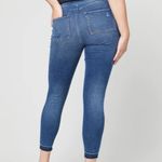 Spanx Distressed Pull-On Ankle Skinny Jeans, Medium Wash, Size XL Petite Photo 1