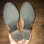 ALDO tan helmed booties with dark brown buckled strap Photo 3