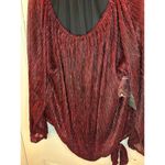Vince Camuto Vince‎ Camuto Red Metallic Thread Top size 3X NWT Photo 1