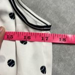 Marc Cain N1 US XS White Black Tennis Ball Print Sleeveless Top NWT $220 Preppy Photo 7