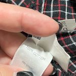 J. JILL women's size medium red black and white plaid shirt dress with pockets Photo 5