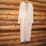 Billy Reid NWT   Linen Long Cardigan Sweater Photo 3