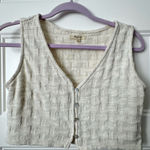 Madewell  Knit Sweater Tank Vest Size Extra Small Photo 0