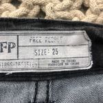 Free People Black Lace-up Shots Size 25 Photo 5